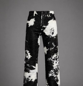 Pantalon en cuir de vachette pour femme, taille haute, élégant, mode streetwear, décontracté, moderne, pantalon de créateur, fabricant OEM sur mesure - Product Image 4