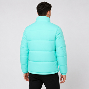 Blouson matelassé classique pour homme, prêt pour l'hiver, avec cagoule intégrale, léger et résistant à l'eau, personnalisable OEM/ODM, vêtement d'extérieur - Product Image 2