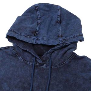 Vente en gros de sweats à capuche Vintage Distress Paint pour hommes sweats à capuche épais délavés au soleil basiques coton mélangé sweats à capuche délavés à l'acide pour hommes 2026 - Product Image 1