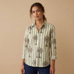 Hand <b>Block</b> <b>Printed</b> Shirt Stylish Shirts for Women Indian Hand <b>Block</b> <b>Printed</b> Soft Cotton Fabric Shirt on Sale at Best Price - Product Image 1