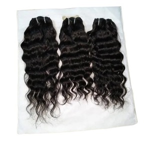 Extensions de cheveux bouclés noirs indiens Remy de haute qualité, non traités, provenant d'un seul donneur, cheveux vierges bruts, extrémités tirées individuellement, cheveux bruts - Product Image 6