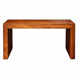 Escritorio de Oficina Contemporáneo de Madera Suar con Patas de Metal, Diseño Ajustable, Ecológico y Duradero para Uso en Oficinas y Villas, Madera Sólida Sostenible - Product Image 2