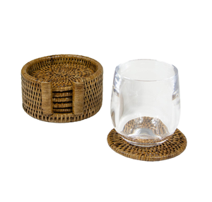 Rattan Coaster <b>Placemat</b> Household Woven <b>Placemats</b> & Kitchen Coaster Rattan Tea Coaster Hot Sale - Product Image 5