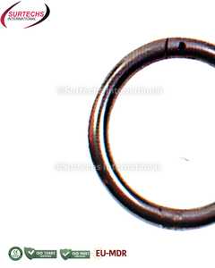 Anillo Nasal Veterinario Surtechs Bull Ring de Acero Inoxidable de 2 3/4 Pulgadas para Ganado - Product Image 3
