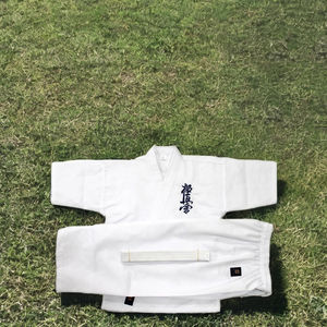Lightweight Soft Breathable Black WKF Approved <b>Karate</b> Uniform Cotton-Polyester Material Customizable Unisex Design for Kata - Product Image 2