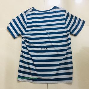 Camiseta de algodón informal para hombre 100% Jersey hilo teñido de gran tamaño diseño de hombro caído marcas personalizables antiarrugas transpirable - Product Image 6