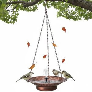 Fabricante confiable de baños portátiles decorativos para pájaros de hierro con soporte resistente para jardín y aplicaciones de alimentación de aves. - Product Image 3