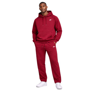 Ensembles de survêtements polaire d'hiver pour hommes avec sweat à capuche et pantalon de jogging, vêtements de sport à manches longues, logo personnalisé, sweat-shirt décontracté, fabricant en gros - Product Image 1