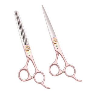 Coffrets de ciseaux de barbier de qualité supérieure en acier inoxydable, durables, pour salon de coiffure - Product Image 1