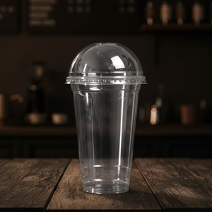 Gobelets jetables en PP QUANG QUAN 12/16/24oz transparents 95mm, gobelets en plastique pour café, lait, thé, boissons chaudes/froides - Product Image 3