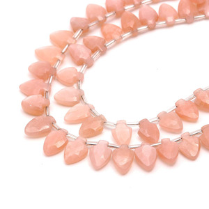 Perles de pierre de lune facettées en éclats, pierres semi-précieuses en vrac, fil de pierres - Product Image 4