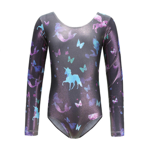 Justaucorps de danse pour enfants de qualité supérieure, en spandex élastique, pour la danse, la gymnastique, les spectacles sur scène, pour les filles, pour les compétitions de danse - Product Image 6