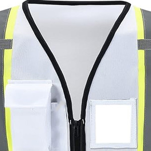 Chaleco de seguridad reflectante con construcción de tela de malla y tiras, chaleco reflectante de seguridad, subido por Dress Sports - Product Image 2