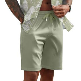 Ensemble chemise et short pour homme, style col, 2 pièces, mode été, t-shirts en coton surdimensionnés, shorts cargo, tenues - Product Image 4