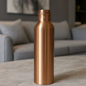 <b>Copper</b> <b>bottle</b> for hygienic water storage safe metal container for clean <b>drinking</b> home kitchen daily use - Product Image 1
