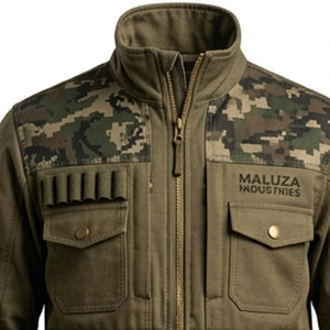 OEM Custom Men's Summer <b>Waterproof</b> <b>Camo</b> Softshell Hunting <b>Jacket</b> Thermal Nylon Heavy Duty Outdoor Tactical Sports Coat Front - Product Image 6