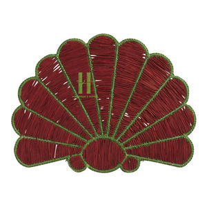 แผ่นรองจานสานจากหญ้าทะเลทรงกลมคุณภาพดีจากโรงงานเวียดนาม ราคาโรงงานโดยตรง รับผลิตแบบ OEM เป็นมิตรกับสิ่งแวดล้อม ตกแต่งผนังสไตล์โบโฮ ขนาดเส้นผ่านศูนย์กลาง 35 ซม. - Product Image 3