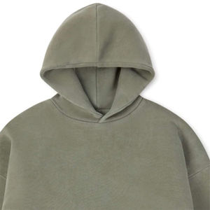 Sudadera con Capucha Extra Grande de Algodón 100% Premium al por Mayor, con Logotipo Bordado y Estampado Personalizado, Sudadera Unisex de Gran Gramaje - Product Image 3