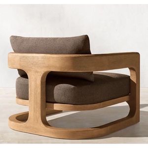 Conjunto de Sillas de Jardín Modernas de Madera de Teca, Muebles de Patio, Proveedor de Indonesia, Asientos de Jardín de Madera Maciza - Product Image 5