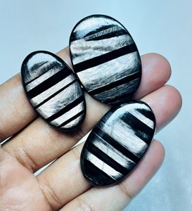 พลอยไฮเปอร์สเตนทรงคาโบชองคุณภาพพรีเมียม ASHU GEMS รูปทรงผสม ขนาด 20 มม.-50 มม. งานแฮนด์เมด ภาพเหมือนจริงสำหรับทำเครื่องประดับ - Product Image 1