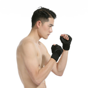 Gym Fitness Training Power Lifting Breathable Lightweight Hand Grips Weightlifting Gloves with Adjustable Wrist Strap Non-Slip - Product Image 3