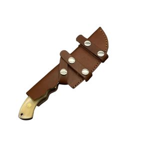 Couteau EDC en acier Damas fait main sur mesure, manche en bois, mosaïque, bolster en Damas - Product Image 4