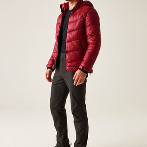 2025 High Street Men's Waterproof Polyester Puffer <b>Jacket</b> Customised Design with Hood for Winter OEM Service from Pakistan - Product Image 2