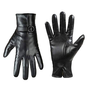 <b>Men</b> Leather <b>Gloves</b> <b>Men</b> Fashion <b>Gloves</b> Hand Protection Leather <b>Gloves</b> With Strap Sheepskin Leather <b>Men</b> Fashion <b>Gloves</b> - Product Image 6