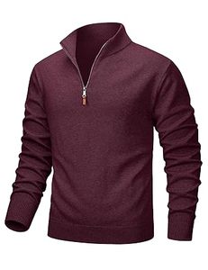 Half zip mens sweatshirt <b>mock</b> <b>neck</b> casual pullover lightweight spring autumn outdoor sportswear travel fashion <b>top</b> - Product Image 2