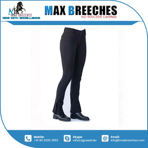 Womens Premium Formal Equestrian Jodhpurs | Slim Fit Stretch Horse Riding <b>Pants</b> Breathable Satin Fabric Durable Elegant Wear - Product Image 6