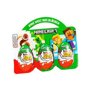 Huevos Kinder Joy Minecraft Serie Max y Steve de 20g, 72 unidades por caja a granel para tiendas mayoristas y grandes distribuidores. - Product Image 6