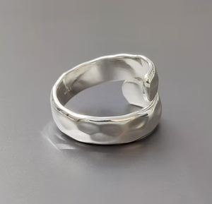 Plain 925 Sterling <b>Silver</b> <b>Ring</b> Minimalist Handmade <b>Silver</b> Band for Women & <b>Men</b> Everyday Wear Gift - Product Image 3