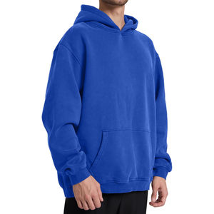 Sudadera con Capucha Extra Grande Unisex Glory 2026 con Logotipo Personalizado, Sudadera con Capucha Extra Grande Azul Vintage con Hombros Caídos, Sudadera con Capucha de Felpa con Lavado Ácido - Product Image 3