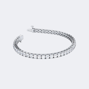 Pulsera de tenis con diamantes redondos de 7.65 quilates - Product Image 3