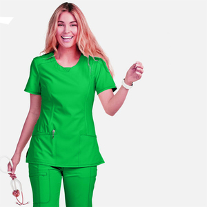 High Quality Nurse <b>Scrub</b> <b>Set</b> Breathable Moisture Wicking Medical Uniforms for Women Men Hospital <b>Scrubs</b> - Product Image 2