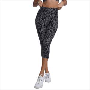 Leggings de sport taille haute en Spandex et Polyester, couleur unie, longueur intégrale, sans couture, pour le sport, prix de gros, personnalisable - Product Image 3