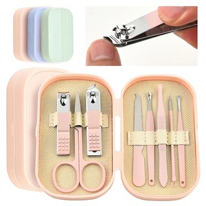 8/14/18pcs Professional Durable Stainless Steel Nail Clipper Set Manicure Pedicure Kit Portable Travel <b>Case</b> Earpick Nail <b>File</b> - Product Image 3
