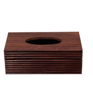 Custom Hand Carved Wooden Napkin Box Dispenser For Home Office & <b>Car</b> Use Classic Tissue Box Holder For Luxury <b>Table</b> Accessory - Product Image 4