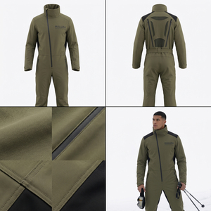 MALUZA INDUSTRIES Waterproof 10,000mm Windproof <b>Men's</b> Winter Sports <b>Jumpsuit</b> Outdoor Cold Weather Snow Jacket Pants - Product Image 5