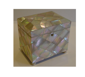 Contemporary Mother Of Pearl Jewelry <b>Box</b> High Quality <b>Shelf</b> <b>Box</b> Jewelry Organizer for Multipurpose Use Vanity & Jewelry Display - Product Image 2