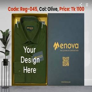 เสื้อลำลองธุรกิจสำหรับผู้ชายเสื้อเชิ้ตลายตามสั่งสำหรับฤดูใบไม้ร่วง - Product Image 1