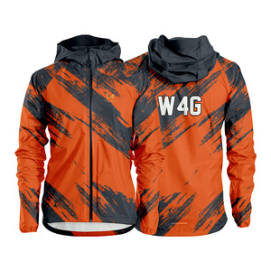 เสื้อแจ็คเก็ตสปอร์ตปรับแต่งได้ พิมพ์โลโก้ด้านหน้า แห้งเร็ว ผลิตจากไนลอนเคลือบ 100% เสื้อพูลโอเวอร์ผู้ชายสำหรับฤดูร้อน กันน้ำ กันลม - Product Image 1