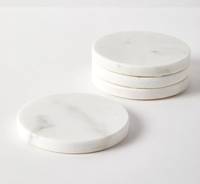 Ensemble de sous-verres en marbre de luxe, design moderne et élégant, sous-verres de haute qualité, écologiques, surface finement polie, personnalisables