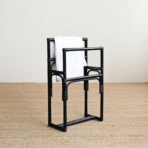 Juego de accesorios de baño de ratán hecho a mano, toallero de baño, organizador de baño de Vietnam - Product Image 6