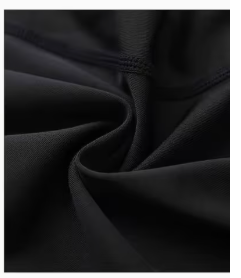 Ensemble de survêtement d'hiver pour homme Spezia International, noir, manches longues, col rond, couleur unie, spandex/nylon, tailles personnalisées - Product Image 3