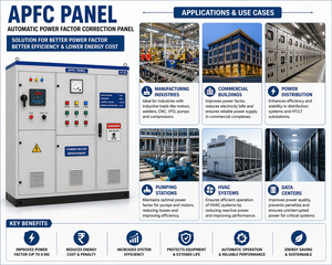 Fabricant de panneaux de correction automatique du facteur de puissance (APFC) |   Tableau de commande électrique industriel sur mesure - Product Image 4