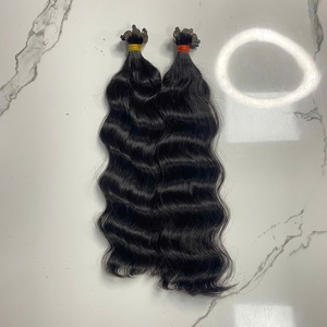 Cinta de texturas onduladas Ins 100% Extensiones de cabello humano vietnamita Cabello tejido alineado con cutícula Garantía de buen servicio para mujeres negras - Product Image 1