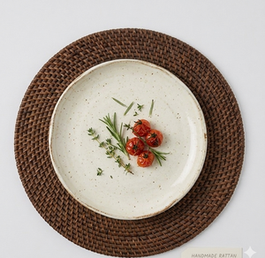 Wholesale Eco-friendly Rattan Placemat Beautiful Design Handicraft for Home Using Hotel Restaurant Made in Vietnam - Product Image 3