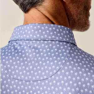 Camiseta polo de poliéster y algodón al por mayor para hombre, uniforme con impresión personalizada y logotipo bordado, camisetas polo para hombre - Product Image 3