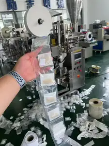 Tea Packing Machine 5-40gm Automatic Packing Machine Inner And Outer Tea Bag With Thread And Tag For Tea Drip Coffee Cocoa